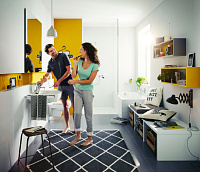 Kludi Pure&Easy Смеситель для ванны встраиваемый, внешняя часть, цвет: хром 374190565