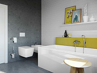 Kludi Pure&Easy Смеситель для ванны и душа DN 15 настенный, цвет: хром 376810565