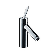 Axor Starck Смеситель для раковины однорычажный на 1 отверстие с донным клапаном, цвет: хром 10010000