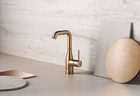 Grohe Essence New Смеситель для раковины высокий, с д/к, высота излива 21,1 см, цвет: медь 32628DL1