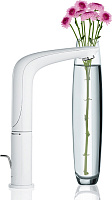 Grohe Eurostyle New Смеситель для раковины высокий, с д/к, высота излива 24,5 см, цвет: белая луна 23569LS3