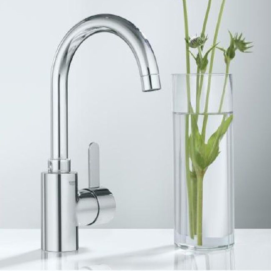 Grohe Eurosmart Cosmopolitan Смеситель для раковины высокий, с д/к, выс. излива 20,2 см, цвет: хром 32830001