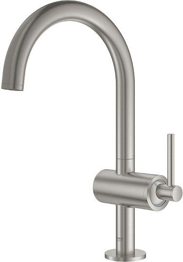 Grohe Atrio New Смеситель для раковины, выс., с д/к, выс. изл. 20,2 см, цвет: теплый закат, матовый 32042DC3