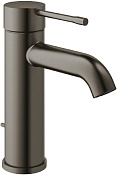Grohe Essence New Смеситель для раковины, с д/к, длина излива 11,6 см, цвет: темный графит, матовый 23589AL1