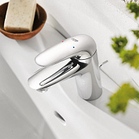 Grohe Eurostyle Смеситель для раковины, с д/к, длина излива 11 см, цвет: хром 23709003