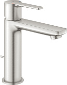 Grohe Lineare New Смеситель для раковины, с д/к, длина излива 12,8 см, цвет: суперсталь 32114DC1