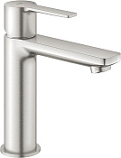 Grohe Lineare New Смеситель для раковины, с д/к, длина излива 12,8 см, цвет: суперсталь 23106DC1