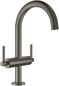 Grohe Atrio New Смеситель для раковины, выс., с д/к, выс. изл. 20,2 см, цвет: темный графит, матовый 21022AL3