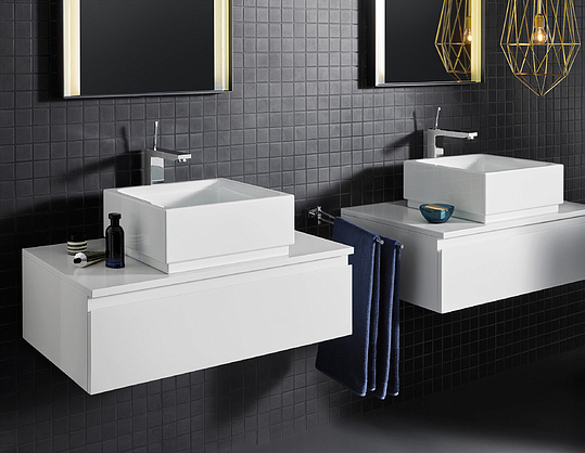 Grohe Eurocube Joy Смеситель для раковины высокий, без д/к, высота излива 25 см, цвет: хром 23661000