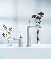 Grohe Eurocube Joy Смеситель для раковины высокий, без д/к, высота излива 25 см, цвет: хром 23661000