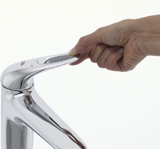 Grohe Eurostyle New Смеситель для раковины высокий, без д/к, высота излива 24,4 см, цвет: хром 23570003