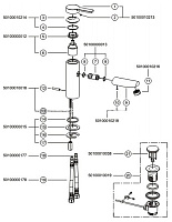 Keuco Plan Blue Смеситель для раковины, цвет: хром 53902 010000