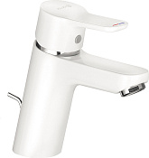 Kludi Pure&Easy Смеситель для раковины, с д/к, длина излива 12 см, цвет: белый глянцевый 373829165