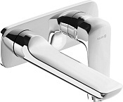 Kludi Ameo Смеситель для раковины встраиваемый, внешняя часть, излив 18,5 см, цвет: хром 412440575