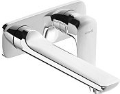 Kludi Ameo Смеситель для раковины встраиваемый, внешняя часть, излив 23,5 см, цвет: хром 412450575