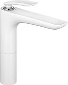 Kludi Balance Смеситель для раковины, без д/к, высота излива 21,2 см, цвет: белый/хром 522969175