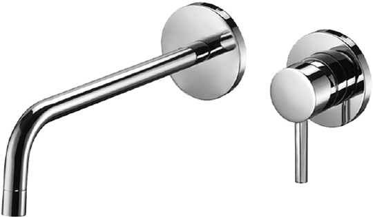 Paffoni Light Смеситель для раковины со встроенной частью, цвет: хром LIG006CR70