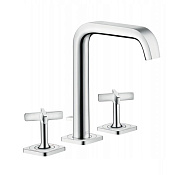 Axor Citterio E Смеситель для раковины двухвентильный на 3 отверстия с донным клапаном, цвет: хром 36108000