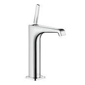 Axor Citterio E Смеситель для раковины высокий на 1 отверстие с донным клапаном, цвет: хром 36103000