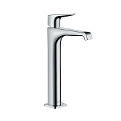 Axor Citterio E Смеситель для раковины высокий на 1 отверстие с донным клапаном, цвет: хром 36113000