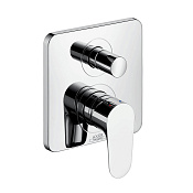 Axor Citterio M Смеситель для ванны встраиваемый на 2 потребителя, внешняя часть, цвет: хром 34427000