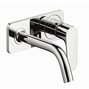 Axor Citterio M Смеситель для раковины встраиваемый внешняя часть, с донным клапаном, цвет: хром 34112000