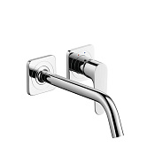 Axor Citterio M Смеситель для раковины встраиваемый внешняя часть, с донным клапаном, цвет: хром 34116000