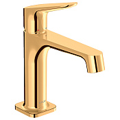 Axor Citterio M Смеситель для раковины на 1 отверстие с донным клапаном, цвет: полированное золото 34017990