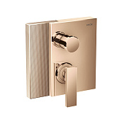 Axor Edge Смеситель для ванны встраиваемый на 2 потребителя, цвет: полированное розовое золото 46451300