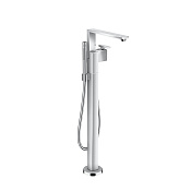 Axor Edge Смеситель для ванны, напольный, однорычажный, с ручным душем "палочка", цвет: хром 46441000