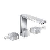 Axor Edge Смеситель для раковины двухвентильный на 3 отверстия с донным клапаном, цвет: хром 46050000