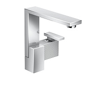 Axor Edge Смеситель для раковины однорычажный высокий с донным клапаном на 1 отверстие, цвет: хром 46021000