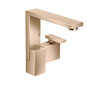 Axor Edge Смеситель для раковины высокий на 1 отверстие с д/к, цвет: полированное розовое золото 46020300