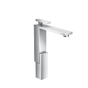 Axor Edge Смеситель для раковины однорычажный высокий с донным клапаном на 1 отверстие, цвет: хром 46030000