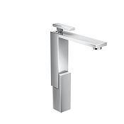 Axor Edge Смеситель для раковины однорычажный высокий с донным клапаном на 1 отверстие, цвет: хром 46031000