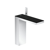 Axor MyEdition Смеситель для раковины высокий на 1 отверстие с дон. клап., цвет: хром/черный матовый 47020600