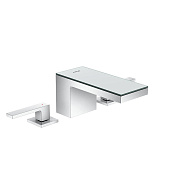 Axor MyEdition Смеситель для раковины двухвентильный на 3 отверстия с донным клапаном, цвет: хром 47050000