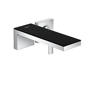 Axor MyEdition Смеситель для раковины встраиваемый внешняя часть, с д/к, цвет: хром/черное стекло 47060600