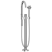 Axor One Смеситель для ванны, напольный, однорычажный, с ручным душем, цвет: хром 48440000