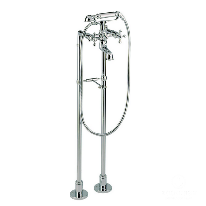 Cisal Arcana Ceramic Смеситель для ванны напольный  с душевым набором, цвет: chrome AC00420021