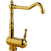 Cisal Arcana Royal Смеситель для кухни с неповоротным изливом цвет: 24k gold AY00153024