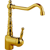 Cisal Arcana Royal Смеситель для кухни с поворотным изливом, цвет: 24k gold AY00253024