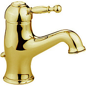 Cisal Arcana Royal Смеситель для раковины, с донным клапаном, длина излива 12,8 см, цвет: 24k gold AY00051024