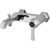 Cisal Cherie Смеситель для ванны накладной, без душевого комплекта, цвет: chrome/matt black CH0001346T