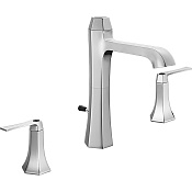 Cisal Cherie Смеситель для раковины, с донным клапаном, длина излива 14 см, цвет: chrome/matt black CF0010606T