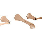 Cisal Cherie Смеситель для раковины встраив., внешняя часть, излив 20см, цвет: rose gold/night black CF0135107E