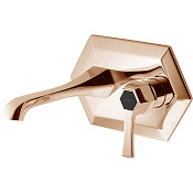 Cisal Cherie Смеситель для раковины встраив., внешняя часть, излив 21см, цвет: rose gold/night black CH0055107E