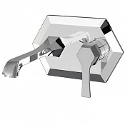 Cisal Cherie Смеситель для раковины встраиваемый, внешняя часть, длина излива 21 см, цвет: chrome CE00551021