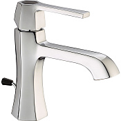 Cisal Cherie Смеситель для раковины, с д/к, длина излива 12,1 см, цвет: chrome/matt black CH0005146T