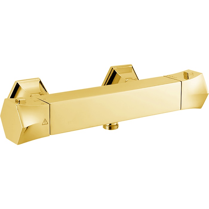 Cisal Cherie Смеситель термостатический для душа накладной, цвет: 24k gold CET0101024